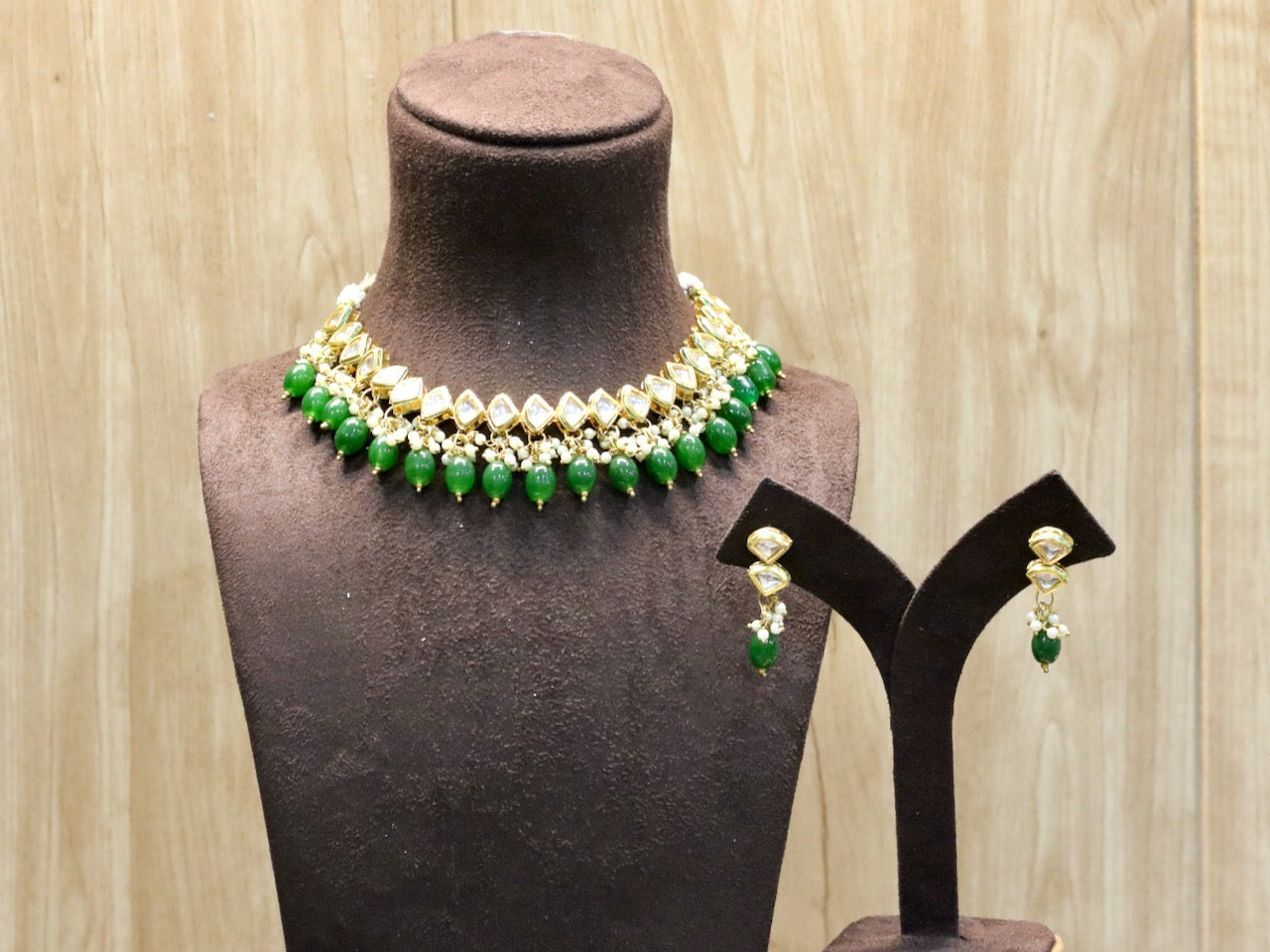 Hoor Kundan Necklace Set - AJEH Jewellery