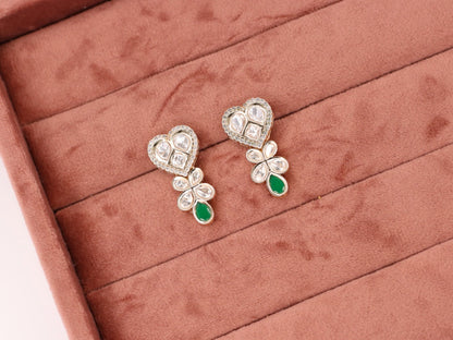 Nelofur Kundan Earrings - AJEH Jewellery