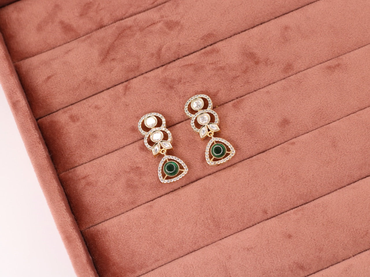 Reeha Kundan Earrings - AJEH Jewellery