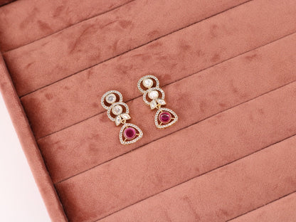 Reeha Kundan Earrings - AJEH Jewellery