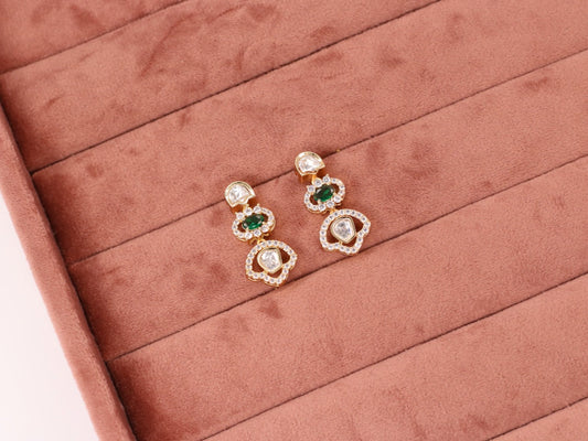 Ruhi Kundan Earrings - AJEH Jewellery