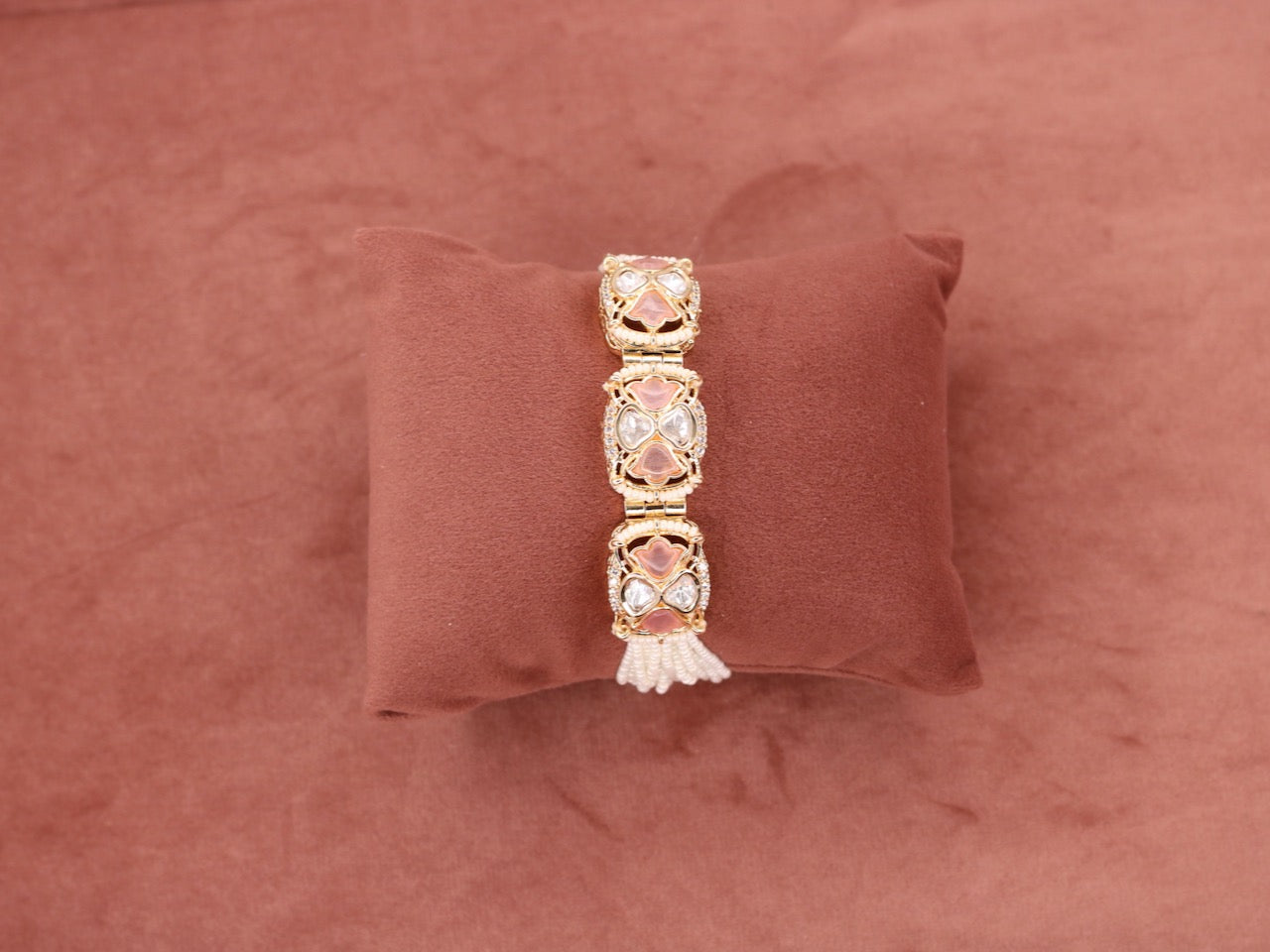 Zoya Kundan Bracelet - AJEH Jewellery