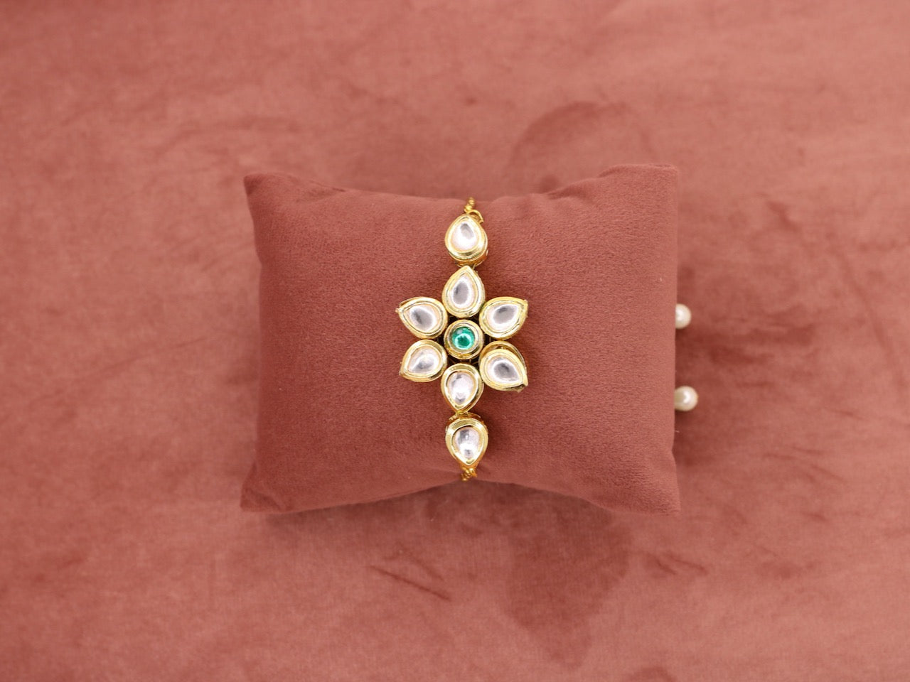 Basar Kundan Bracelet - AJEH Jewellery