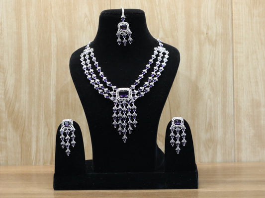 Ismat AD Necklace Set - AJEH Jewellery