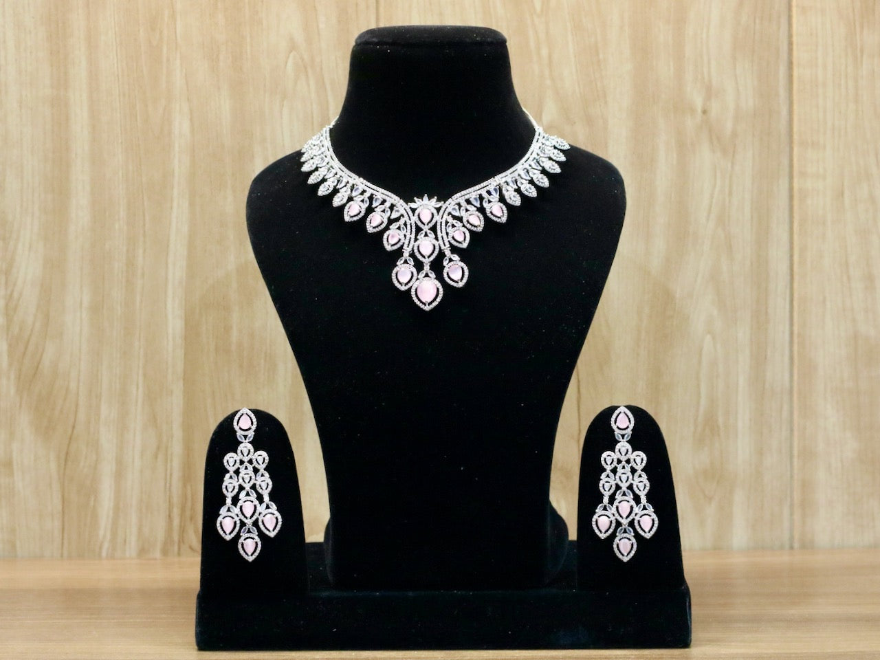 Madiha AD Necklace Set - AJEH Jewellery