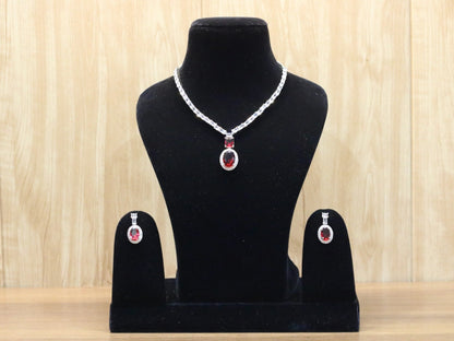 Yusra AD Necklace Set - AJEH Jewellery