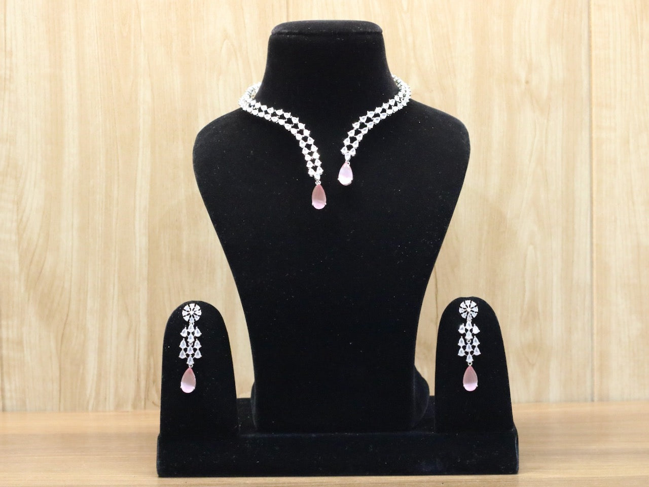 Insha AD Neckalce Set - AJEH Jewellery