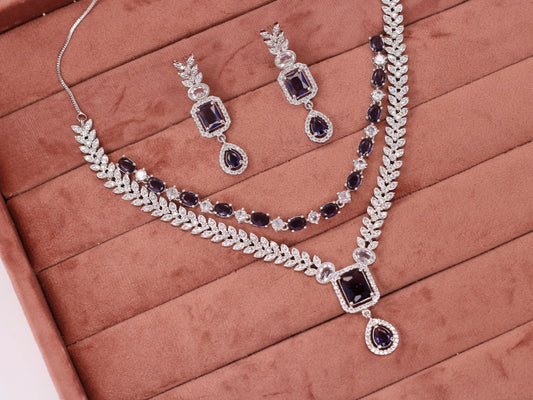 Mira AD Necklace Set