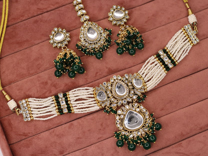 Trisha Kundan Necklace Set