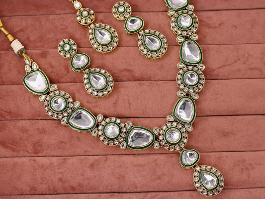 Aafda Kundan Necklace Set