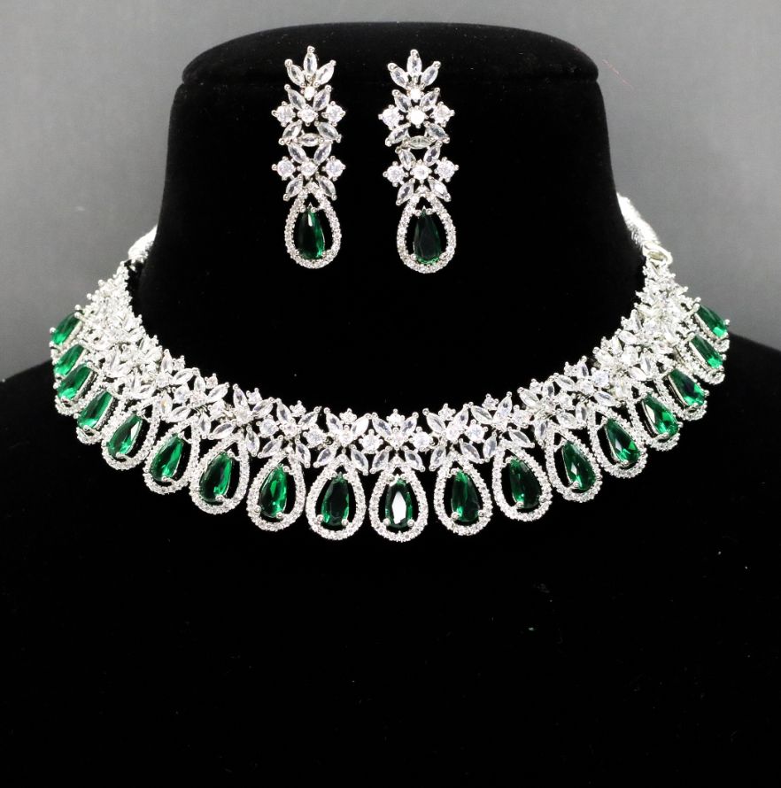 Jannat AD Necklace Set - AJEH Jewellery