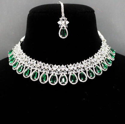 Jannat AD Necklace Set - AJEH Jewellery