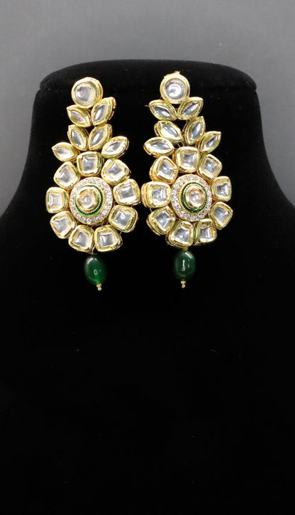 Raabta Kundan Necklace Set - AJEH Jewellery