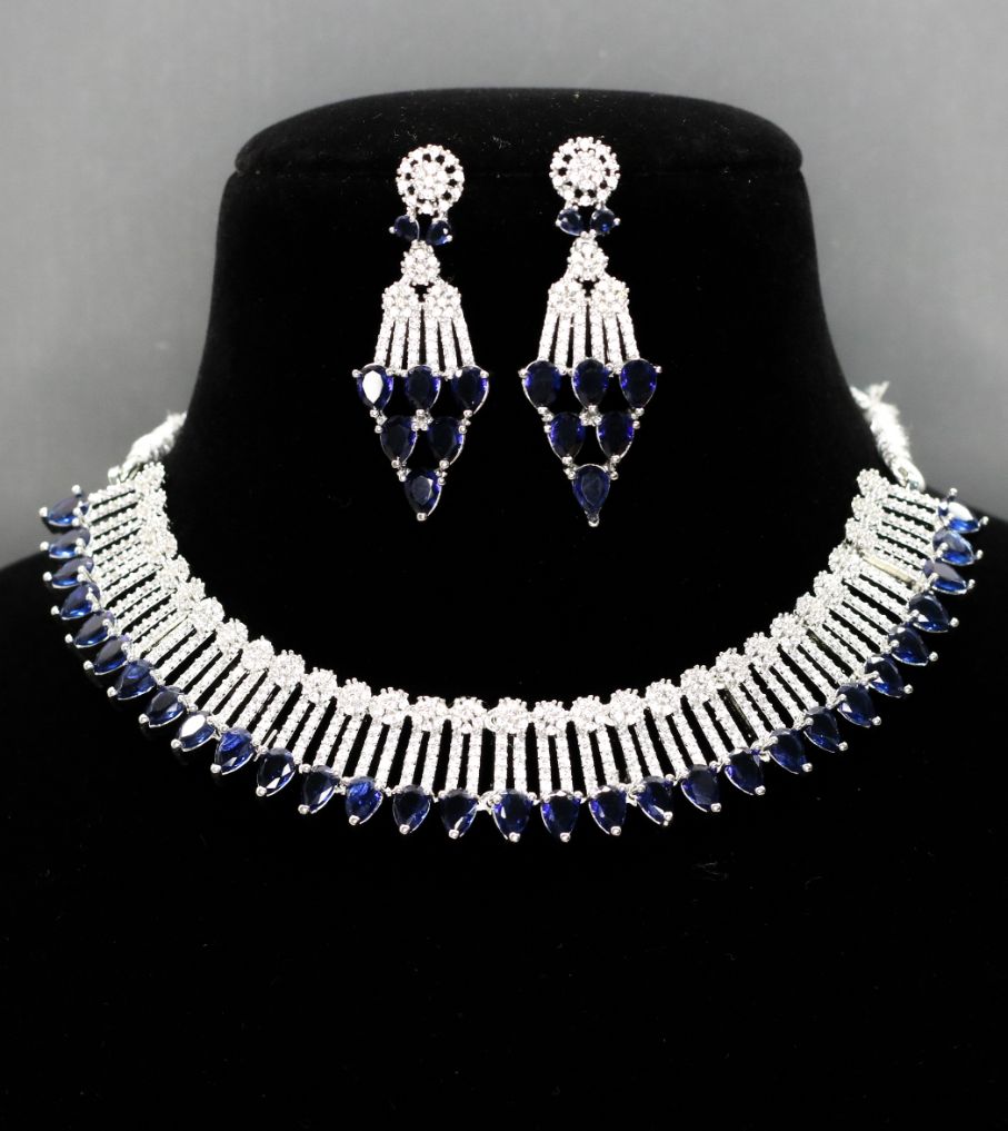 Rooh AD Necklace Set - AJEH Jewellery