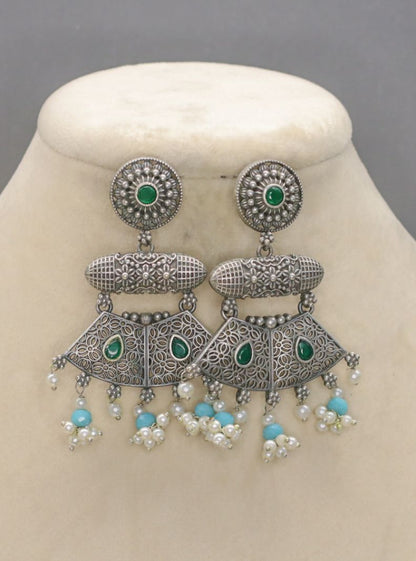 Ujrat Oxidised Earrings - AJEH Jewellery