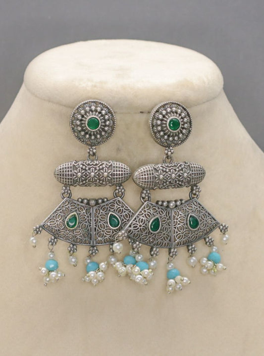 Ujrat Oxidised Earrings - AJEH Jewellery