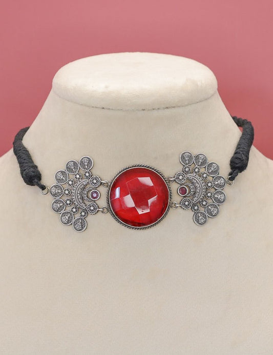 Zainab Oxidised Choker - AJEH Jewellery
