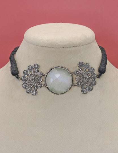 Zainab Oxidised Choker - AJEH Jewellery